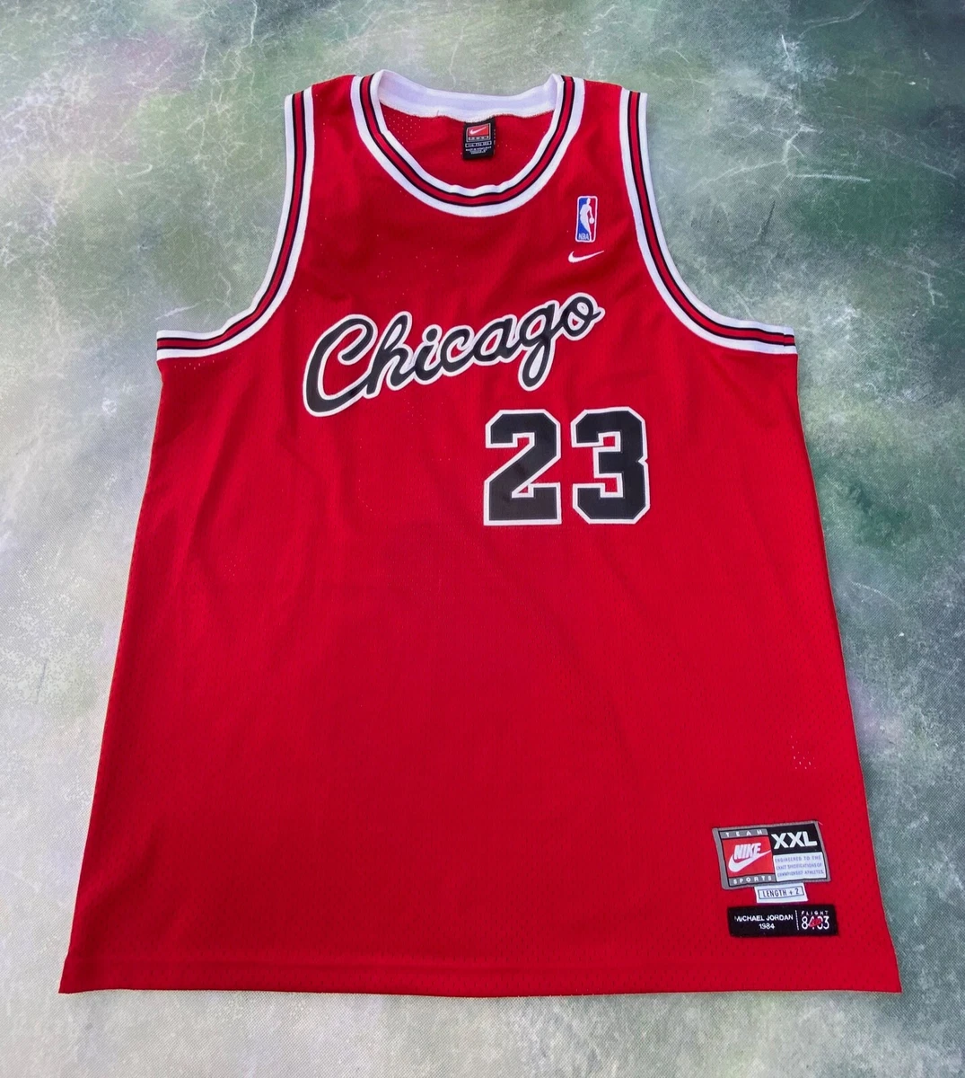 Nike Michael Jordan jersey NBA Chicago Bulls 1984 flight 8403