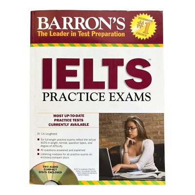 Barron's IELTS Practice Exams Book with 2 Audio CDs, Test Prep by Lin Lougheed