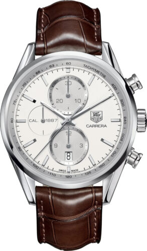 TAG Heuer Carrera FC6291 brown leather watch strap CAS WV WAS WAR CV CAS 20mm - Picture 18 of 24