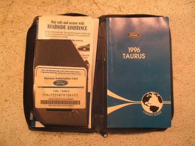 1996 ford taurus owners manual