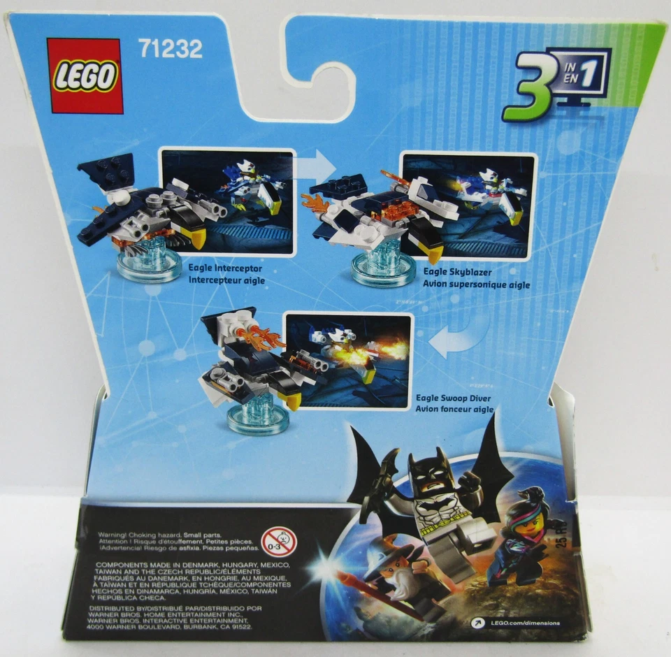 LEGO Dimensions Legends of Chima Fun Pack 71232 Eris & Eagle Interceptor Nuevo Foto 2 de 4