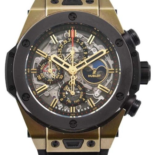Hublot — HUBLOT  -  Big Bang Unico Perpetual Calendar Magic Gold