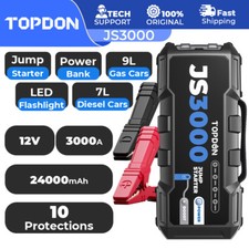 Car Jump Box 12v Battery Jumper Car Starter Booster Truck Heavy Duty Portable