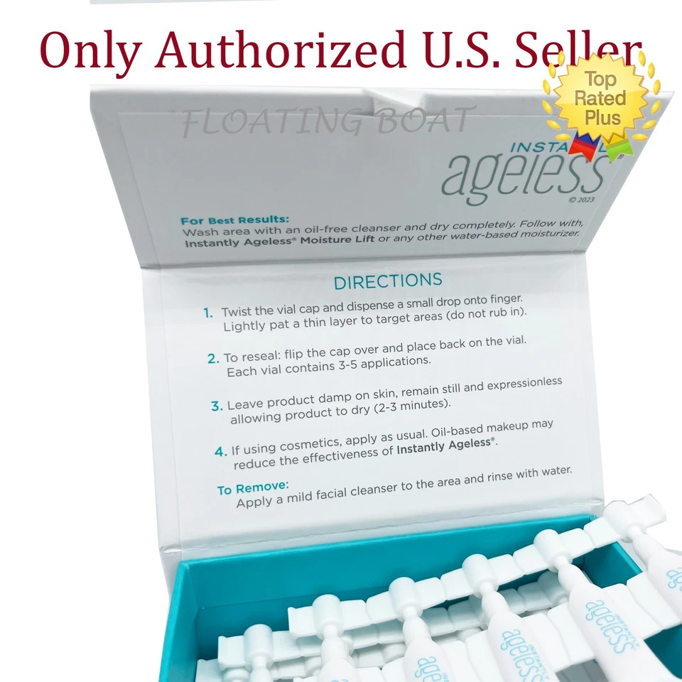 Instantly Ageless Face lift, Wrinkle remover, 25 Vials in a box + Free Gift - Image 3 of 4