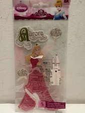 Disney EK Success Scrapbook Sticker Princess Aurora Sleeping Beauty Castle WORDS