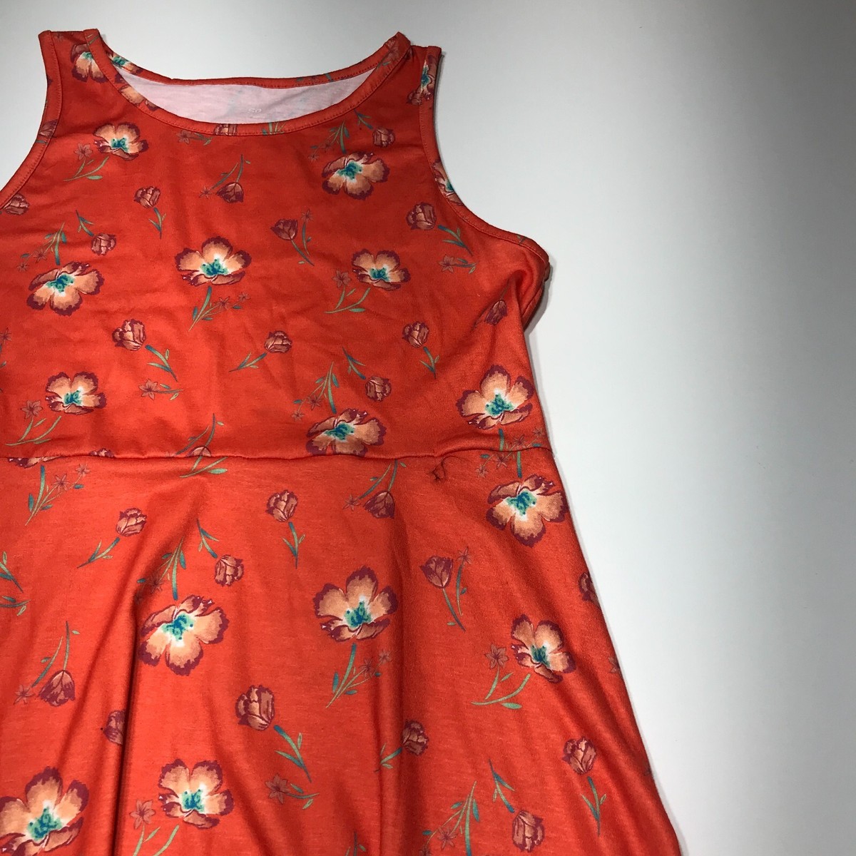 orange tank skater dress Rag & Bone Kishi Seamless Tank Dress, Orgflame, Women's, M
