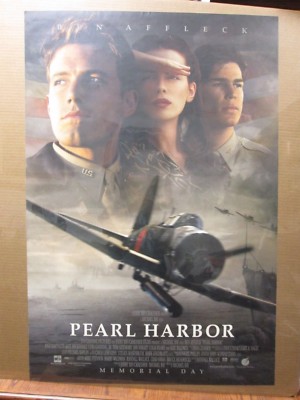 Vintage Pearl Harbor Ben Affleck movie poster 12813