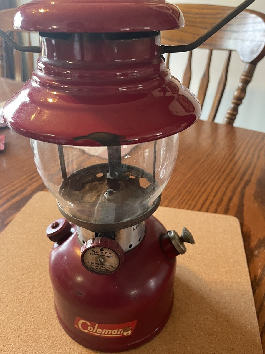 Coleman 200A Sunshine of the Night Burgandy Lantern 1/62 | eBay