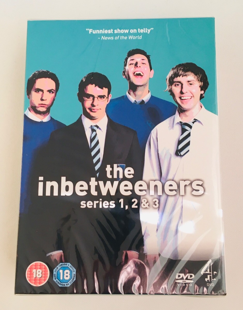 THE INBETWEENERS COMPLETE SERIES 1, 2 & 3' DVD 3 DISC BOX SET