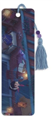 Premier Bookmark Tassel Lofi Girl Rainy Night