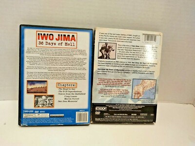 Iwo Jima: 50 Years of Memories and Iwo Jima 36 Days of Hell Dvds