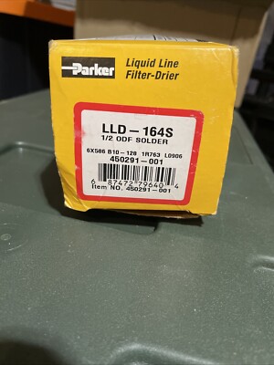 Parker Liquid Line Filter-Drier LLD-164S 1/2 ODF SOLDER 450132-001