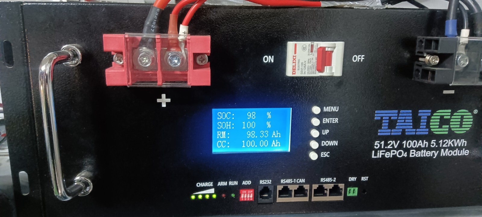 Taico 100ah lifepo4 51,2V 5,12kwh Batterie
