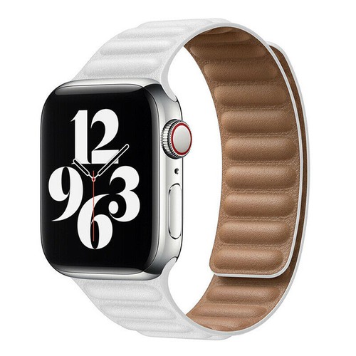 Link per Apple Watch Series Ultra 9 8 7 6 5 SE 44/41/45/49 mm iWatch in pelle - Foto 12 di 38