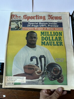 SPORTING NEWS Magazine, FEBRUARY 27, 1984, MIKE ROZIER Cover Photo, SAM ...