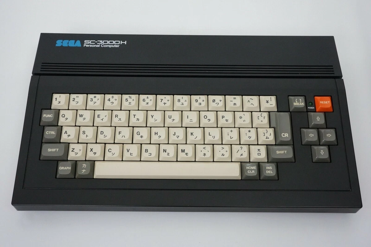SEGA SC-3000H Personal Computer Console Black Tested System FREE 