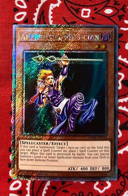 Yu-Gi-Oh!! TCG-  Apprentice Magician (Platinum Secret Rare) RA03 1st Edition