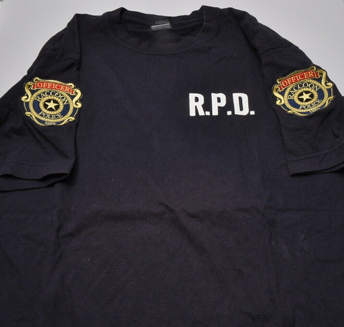 Biohazard RE: 2 Camiseta Talla L Azul Oscuro Capcom Resident Evil 2019 Rara - Imagen 1 de 12