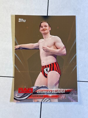 Gentleman Jack Gallagher 2018 Topps WWE Bronze Parallel #33 RAW 