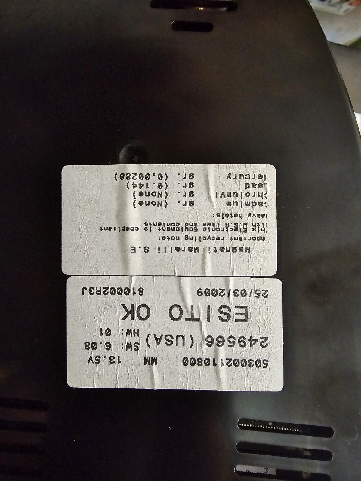 Maserati GT Instrument Cluster - 2009 (Compatiblw With 2007-17