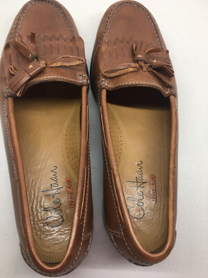 Cole Haan NikeAir Mens Brown Leather Tassel Loafers - size  display picture 3