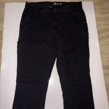 Carhartt Slim Fit Black Work Jean Women s 6 Reg Stretch 104214 work Wear