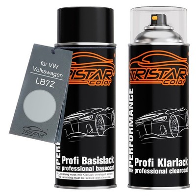 Autolack Spraydosen Set für VW Volkswagen LB7Z Satinsilber Metallic