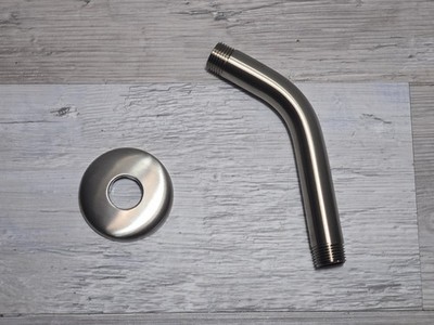 Hansgrohe 27411823 6'' Shower Arm & Flange   Brushed Nickel