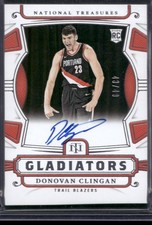 2024-25 Panini National Treasures #GS-CLG Donovan Clingan Gladiators #/49