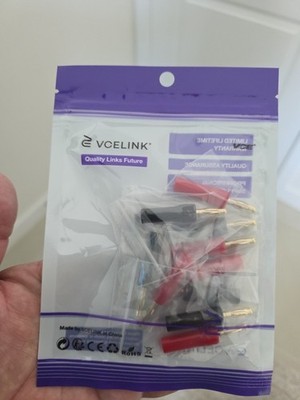 VCELINK 4Mm Speaker Plug Connectors