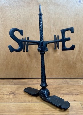 VTG Weathervane Cast Metal Antique East West North South 16  Rustic Farmhouse