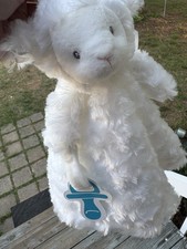 Carters Blankets And Beyond Lamb Security Blanket Baby Lovey Plush White 27