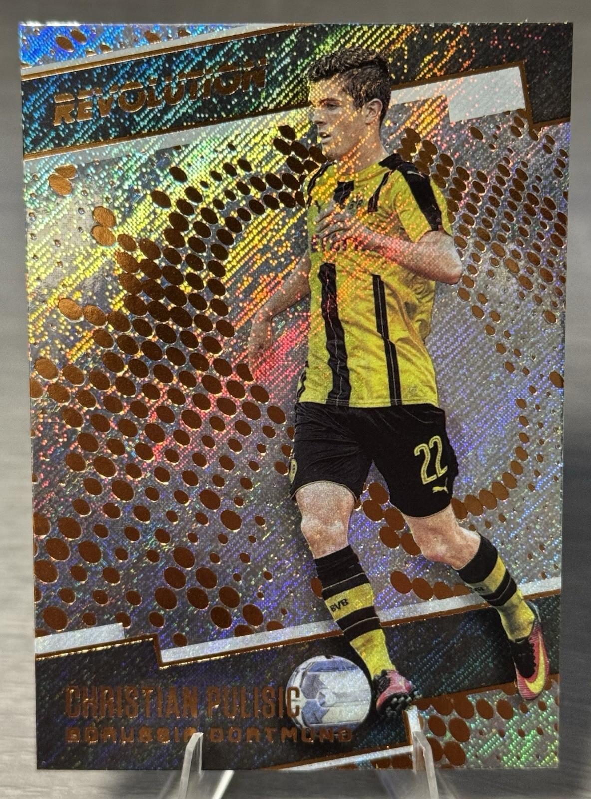 💫⚽️CHRISTIAN PULISIC 2017 Panini Revolution Rookie Card #MLS SUPERSTAR!!!⚽️💫