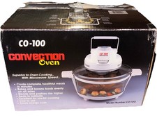 Nuevo Horno de Convección C0-100 con Cuenco de Vidrio y Accesorios ¡Caja Abierta! ¡Vintage!