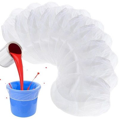 10PCS Paint Strainer Bag - 5 Gallon Paint Filter Strainer Bucket with Elastic...