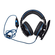 Sades Wired Headphones Microphone Computer PC Gaming Headset Model SA-810
