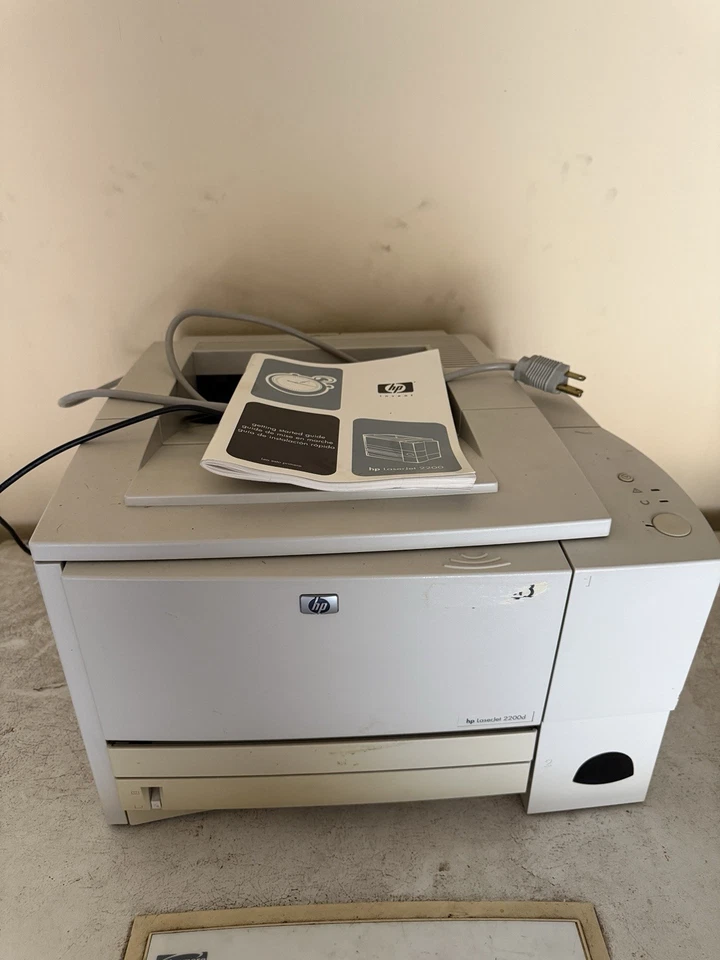 HP laserjet 2200d Printer W/ Power Cord And Manual - Working!! - Image 1 of 3