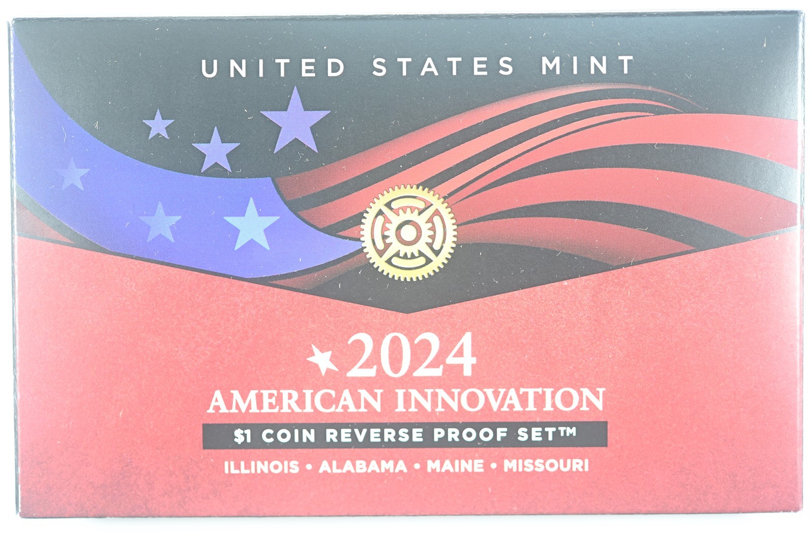 Vill R Proof 2024 S American Innovation Reverse Proof Coin - all 4 coins for 2024