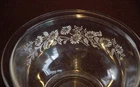 Pyrex 322 COLONIAL MIST Mixing BOWL ~ 1 Liter, Clear ~ Smallest ~ Used