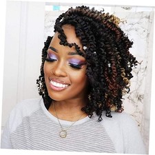 Passion Twist Crochet Hair-Mixed Color Combo 10 Inch Pack of 8  1B T27 T30