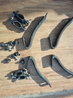 LOMO TYPE KAYAK ROOF RACK V BARS SET OF 2