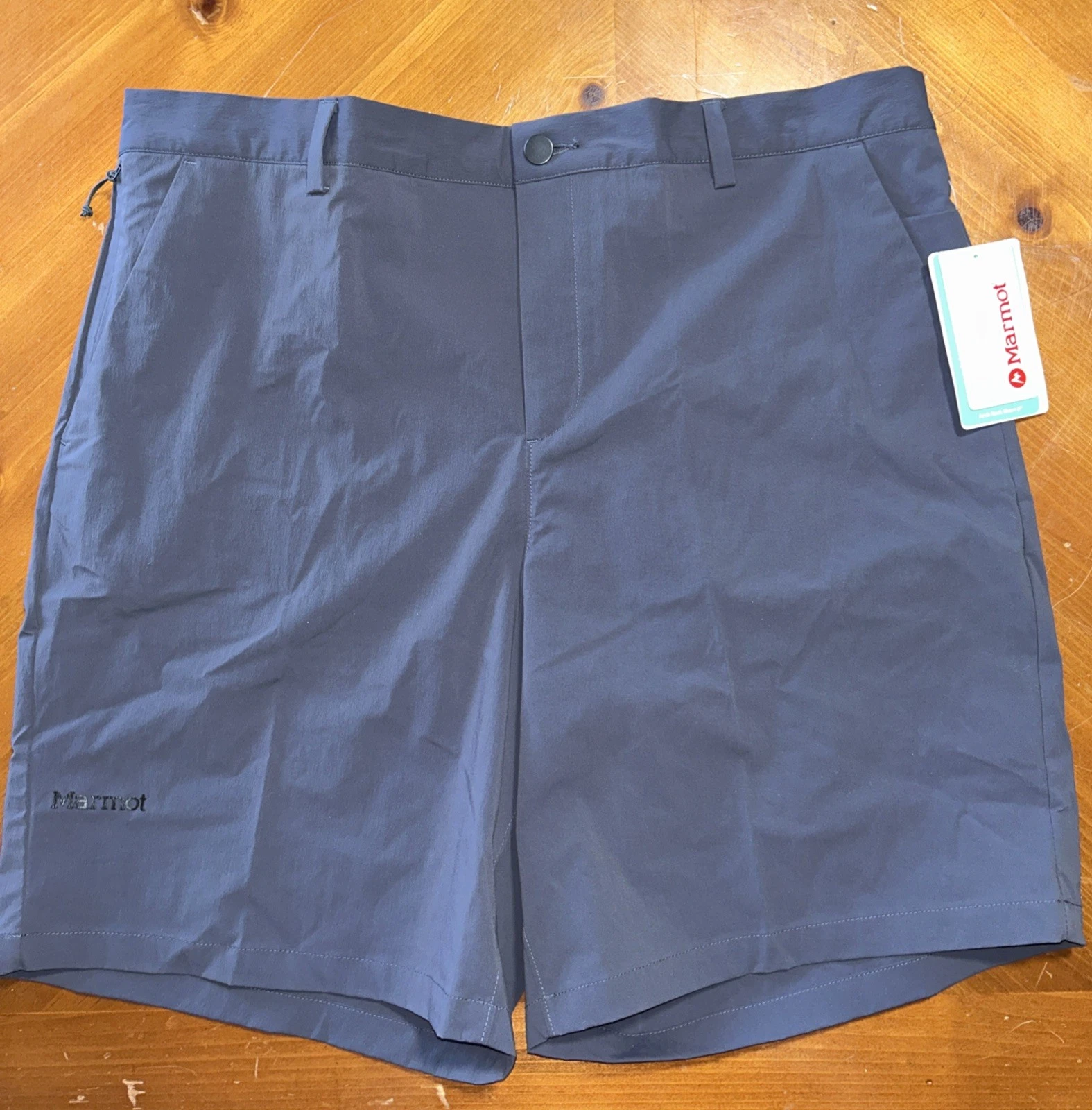 Marmot Men's Size 38 Arch Rock UPF 50 Shorts 8" Dark Steel Gray NEW Retail $70