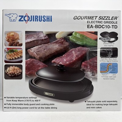 Zojirushi EA-BDC10-TD Gourmet Sizzler Electric Griddle, Dark Brown