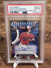 Adley Rutschman 2023 Topps Finest Finest Rookies Variation Autograph /5 PSA 10
