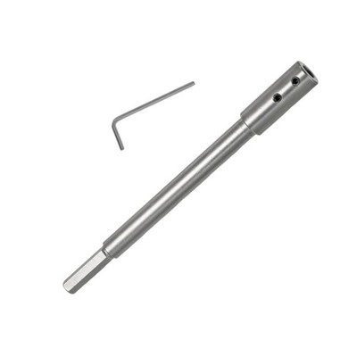 Drill Extension Rod Unit 7 Inch for 9.7mm Round Shaft Drill Tool with Hex Key