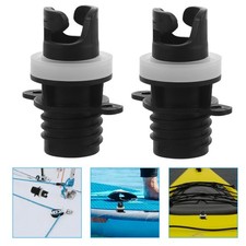 3pcs Inflatable Boat Valve Converter - Paddle Board Pump Adapter - Plastic Air