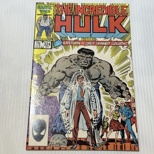 Vintage Incredible Hulk #324 Return Grey Hulk! 1986 Marvel Comics NM