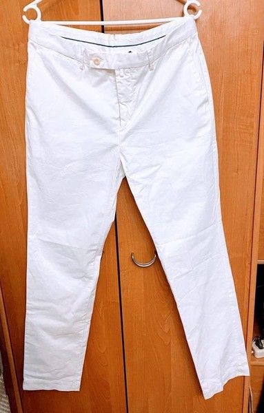 Men Hackett Trousers White 31 / M / 44