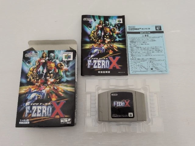F-ZERO X Nintendo64専用ソフト 中古 箱説明書付き F-Zero X Nintendo 64 Video Games for sale | eBay