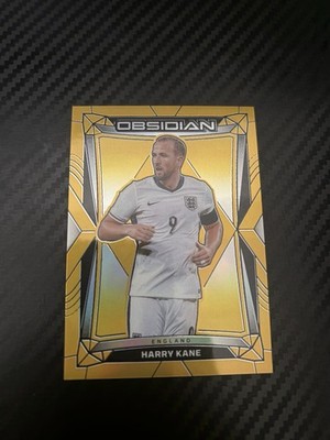 2024-25 Panini Obsidian Harry Kane #79 Electric Etch Gold Flood /10 Number Match